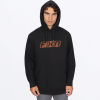 FXR Men's Pit Board Cotton Pullover Hoodie Black/Kash - pánska mikina