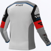 FXR Podium Gladiator MX Jersey Grey/White/Black - motokrosový dres