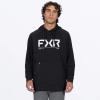 FXR Men's Pilot UPF Pullover Hoodie Black/White - pánska mikina