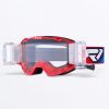 FXR Maverick Prime Roll-Off Goggle  Red - MX okuliare