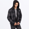 FXR Timber Insulated Flannel Jacket Charcoal/Black - pánska mikina