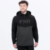FXR Men's Altitude Tech 1/4 Zip Hoodie Black/Char - pánska mikina