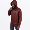 FXR Men's Hydrogen Tech Pullover Hoodie Oxblood/Asphalt - pánska mikina