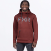 FXR Men's Hydrogen Tech Pullover Hoodie Oxblood/Asphalt - pánska mikina