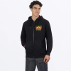 FXR Gladiator Hoodie Black/Candy - pánska mikina