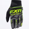 FXR Prime MX Glove Camo/HiVis - MX rukavice