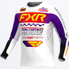 FXR Podium Gladiator MX Jersey White/Purple/Red - motokrosový dres