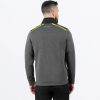 FXR Men's Altitude Tech Zip-Up Asphalt/Hi Vis - pánska mikina