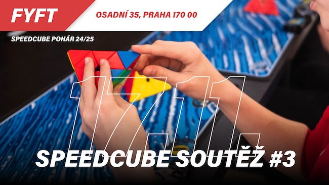 Speedcube soutěž #3 24/25 - 17. listopadu 2024