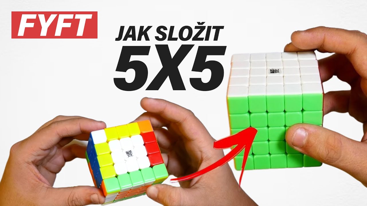 JAK SLOŽIT RUBIKOVKU KOSTKU 5x5x5 (6x6 a 7x7) - návod pro začátečníky