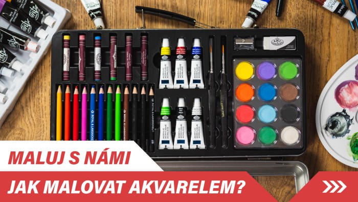 Jak malovat vodovkami a akvarelem? Návod krok za krokem