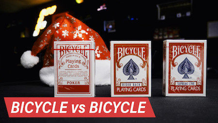 Srovnání Bicycle karet (Second, Rider Back, Standard, Supreme Line)