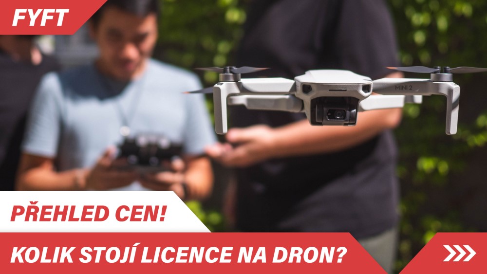 Přehled cen registrace a pilotního průkazu na dron