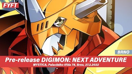Digimon: Next Adventure Pre-release Brno, 27.2.