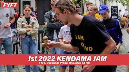 První kendama jam roku 2022 – 19.2. FYFT Praha