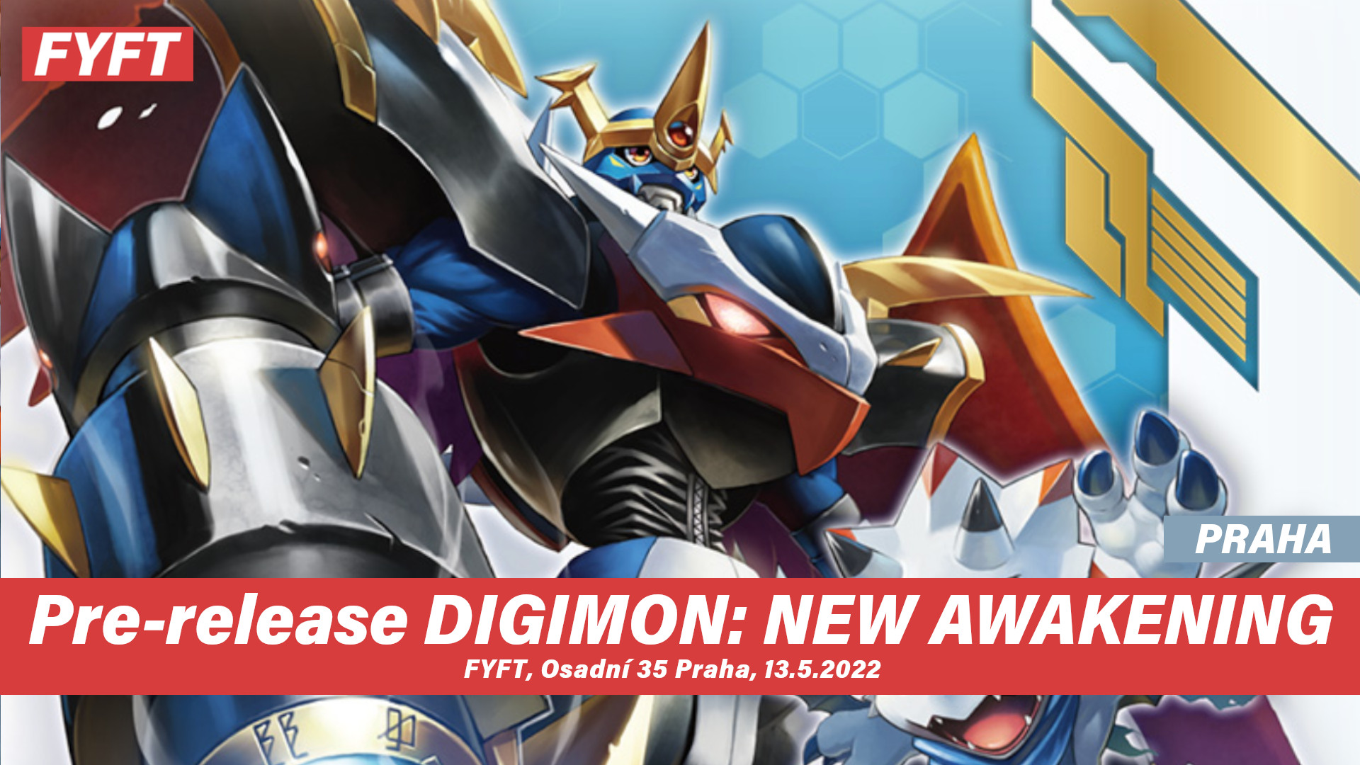 Digimon: New Awakening Pre-release Praha, 13.5.