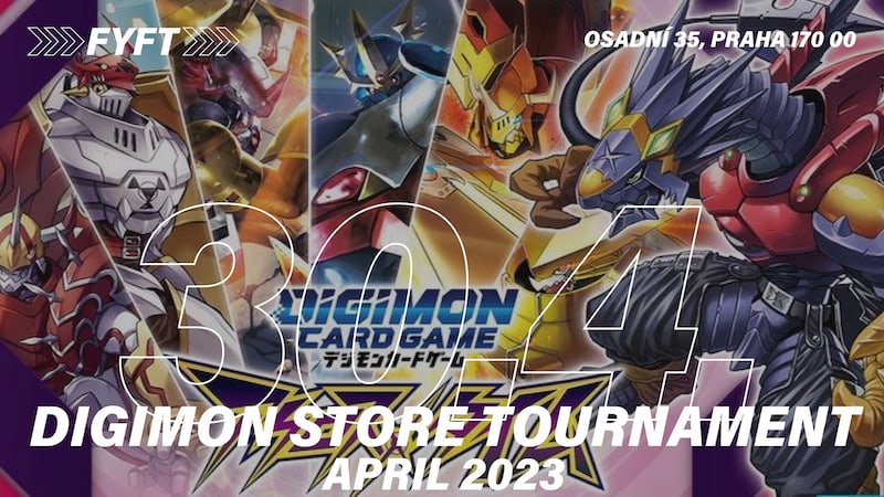 Digimon Card Game: Store Tournament - April 2023