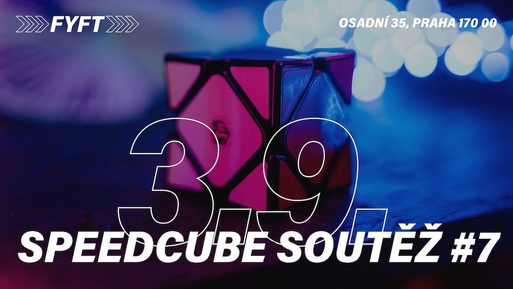 Speedcube soutěž #7 3.9.2022