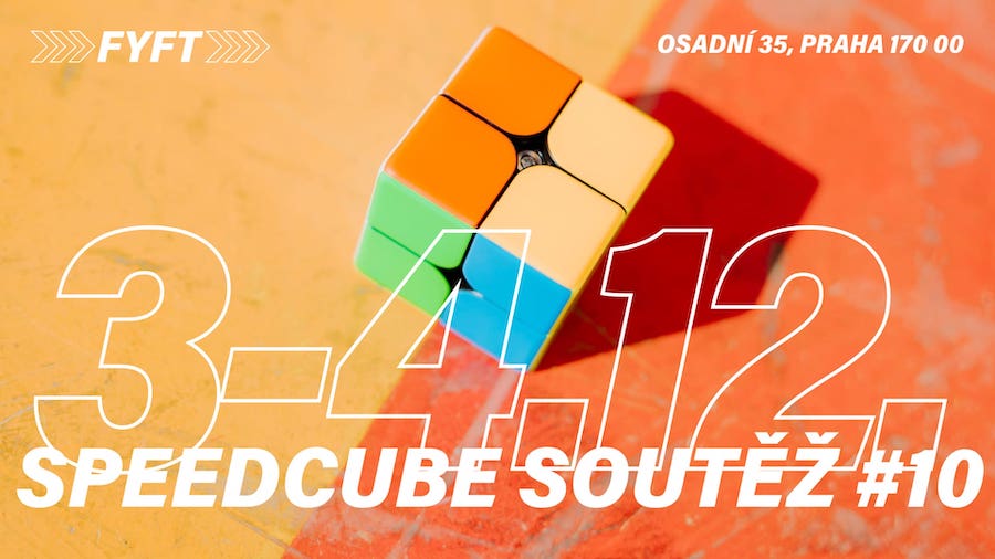 Speedcube soutěž #10 3.-4.12.2022