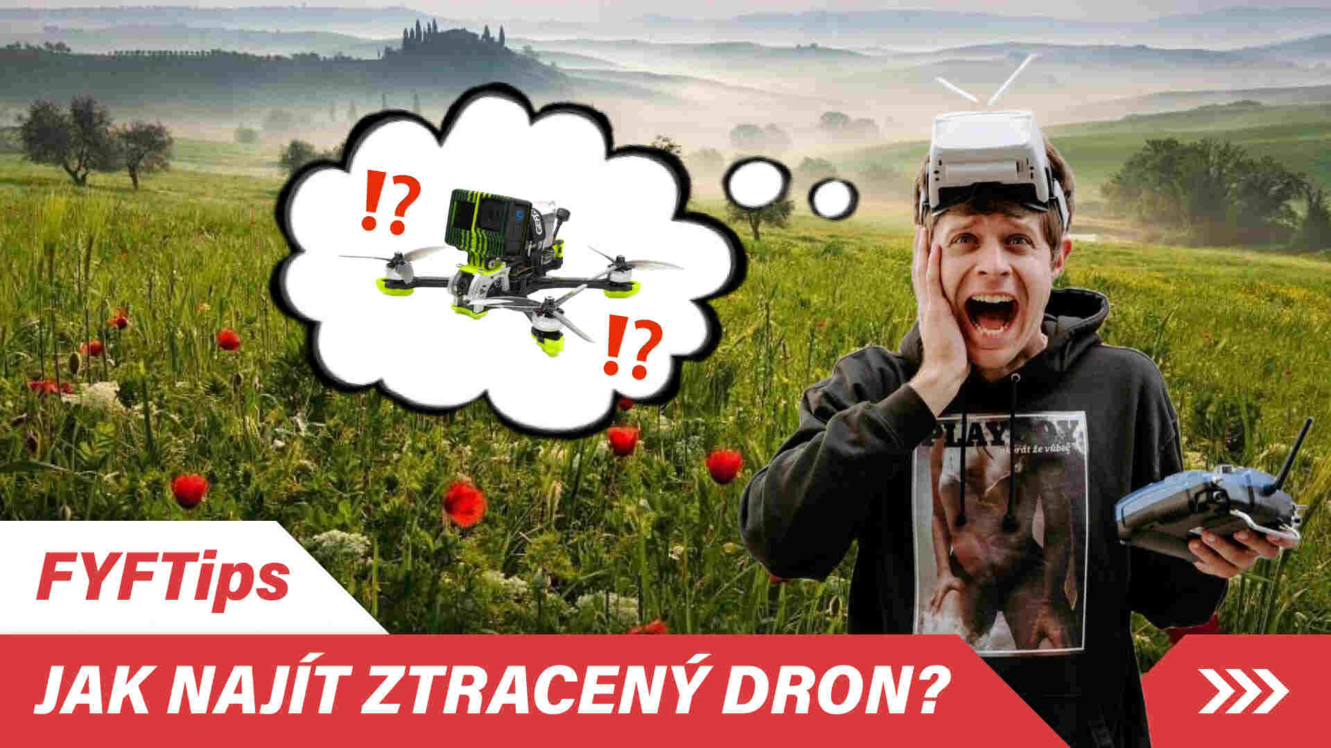 Jak najít ztracený dron