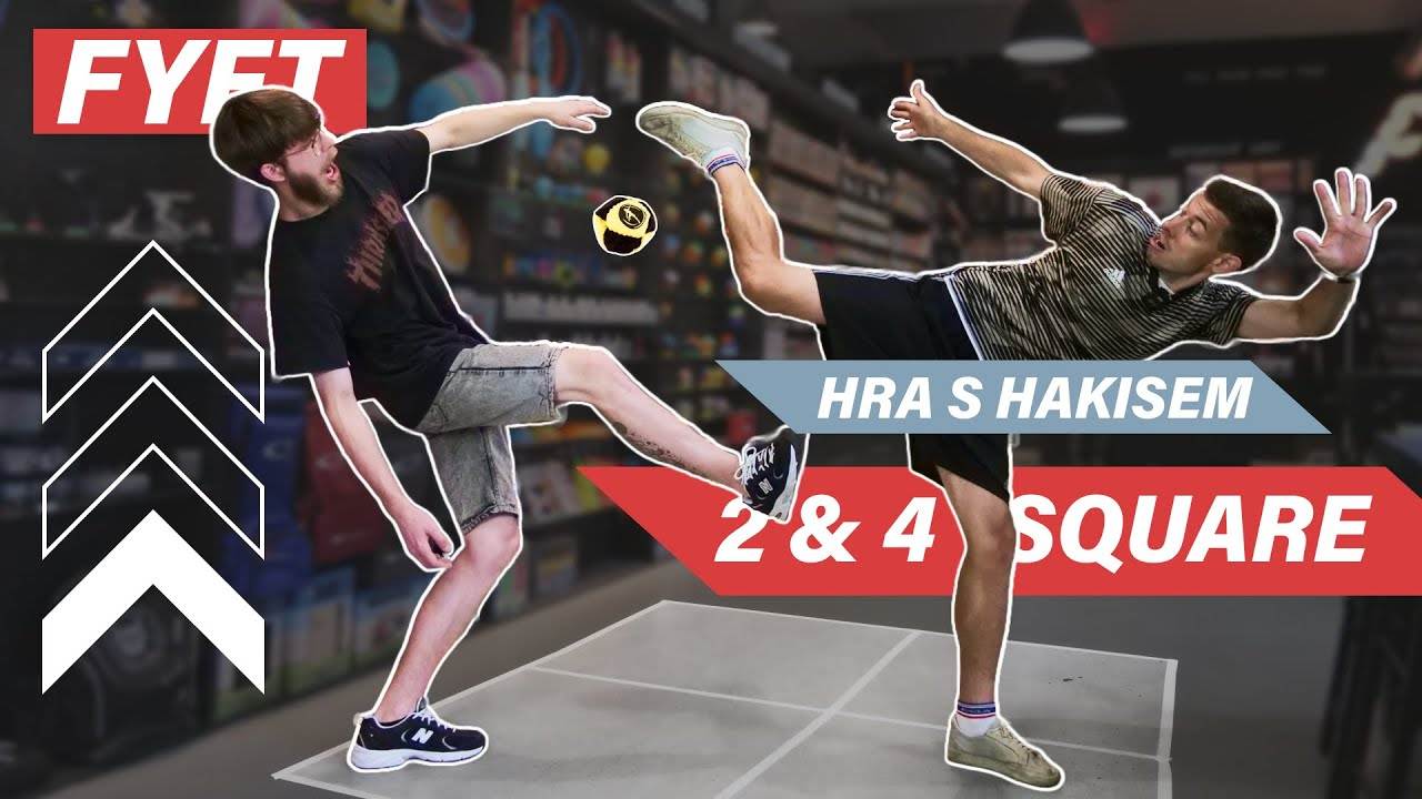 Tipy, jak hrát kolektivní hru s Footbagem | 2 & 4 SQUARE Pravidla