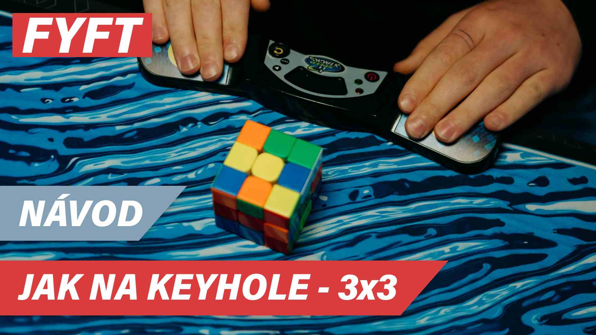 Návod, jak používat metodu KeyHole na 3x3 kostku