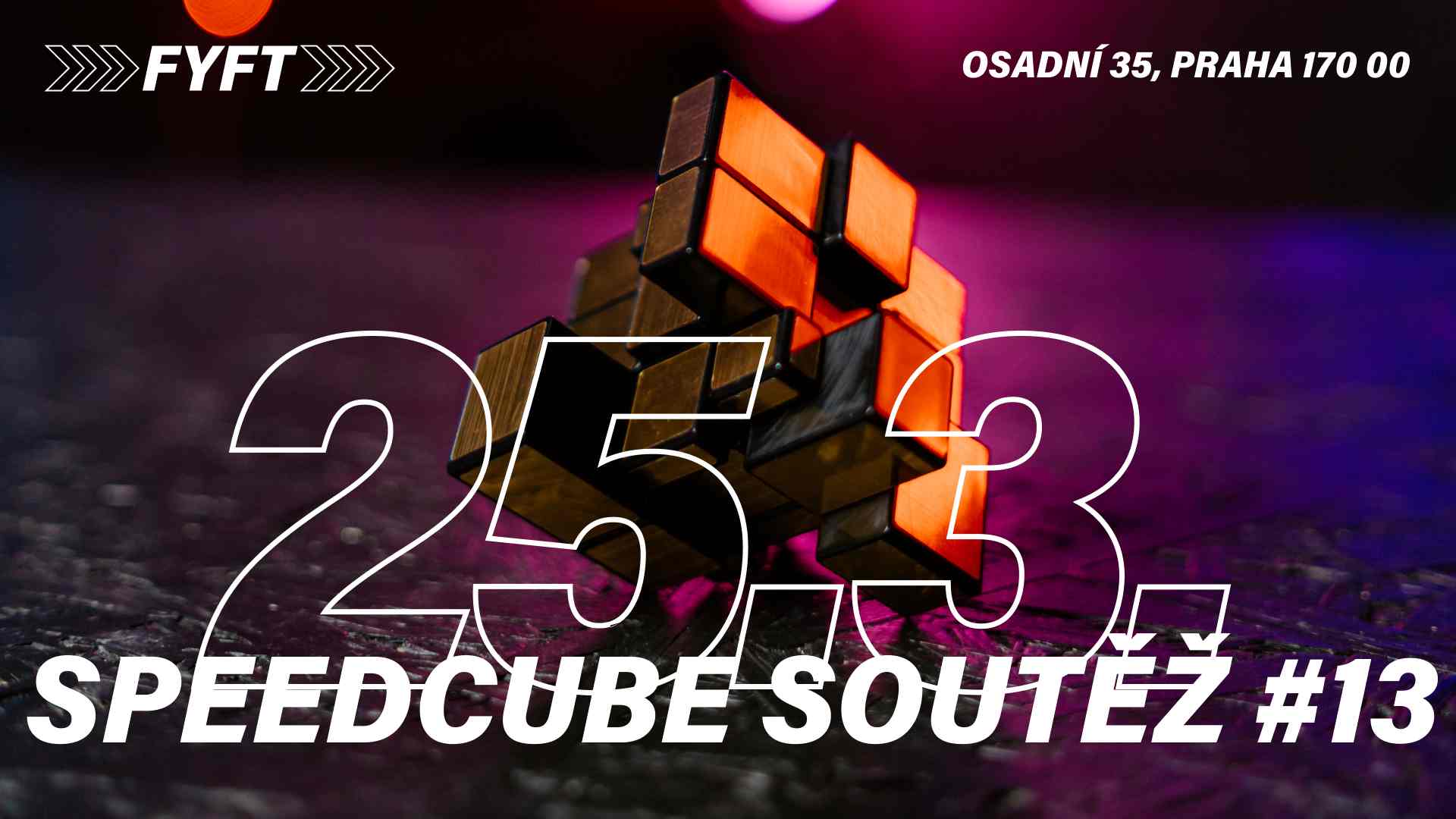 Speedcube soutěž #13 - 25.3.2023