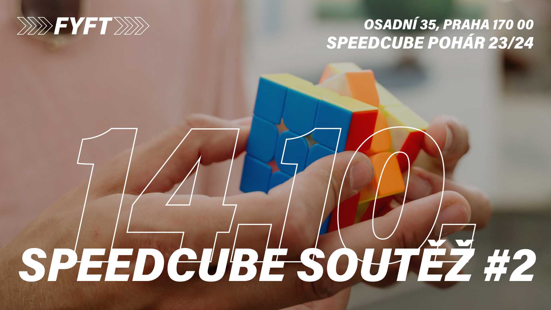 Speedcube soutěž #2 23/24 - 14.10.2023