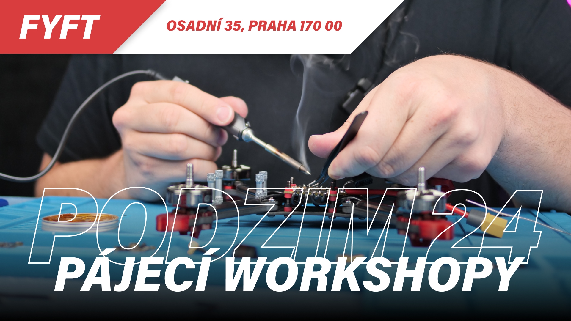 Pájecí workshopy pro začátečníky i pokročilé | Podzim 2024