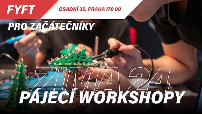 Pájecí workshopy pro začátečníky | Zima 2024
