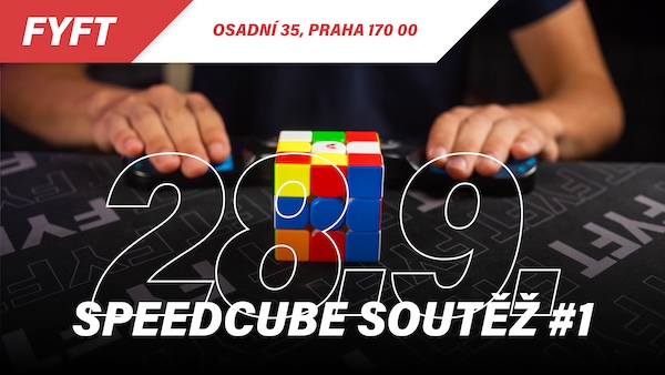 Speedcube soutěž #1 25/26 - 28.9.2025