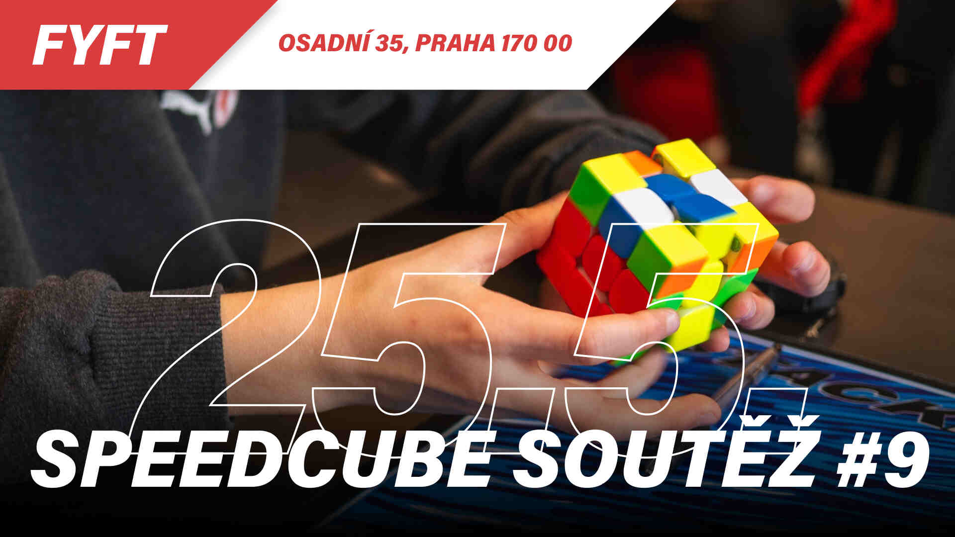 Speedcube soutěž #9 23/24 - 25. května 2024