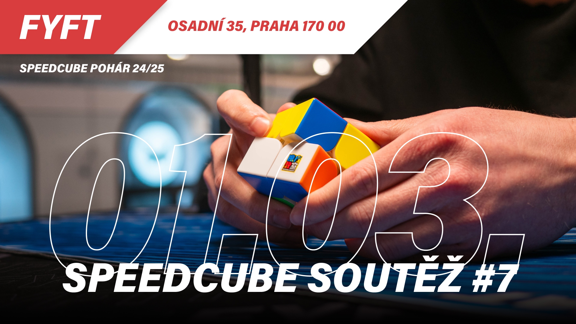 Speedcube soutěž #7 24/25 - 1. března 2025