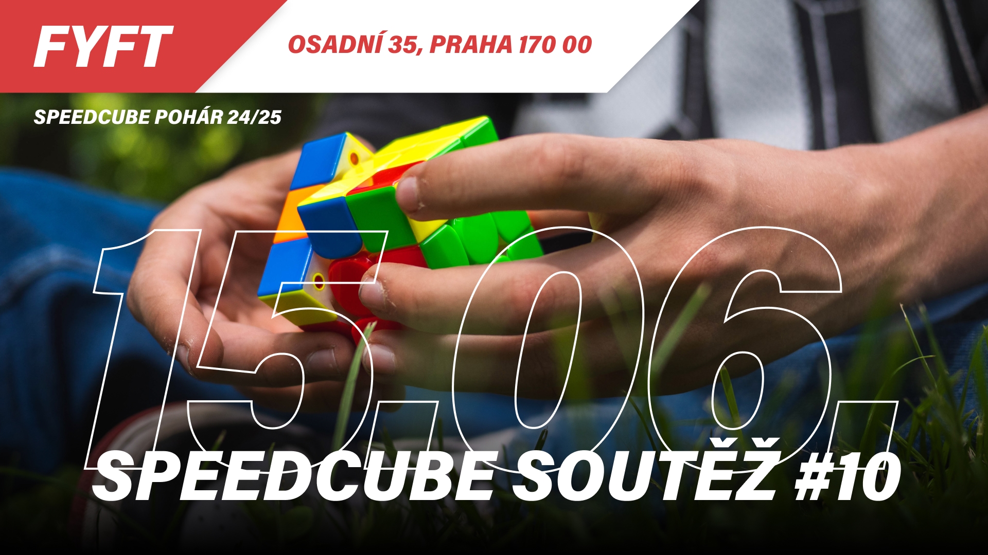 Speedcube soutěž #10 24/25 - 15. června 2025