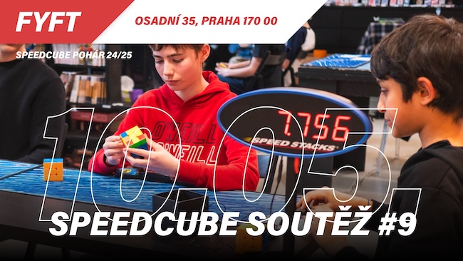 Speedcube soutěž #9 24/25 - 10. května 2025