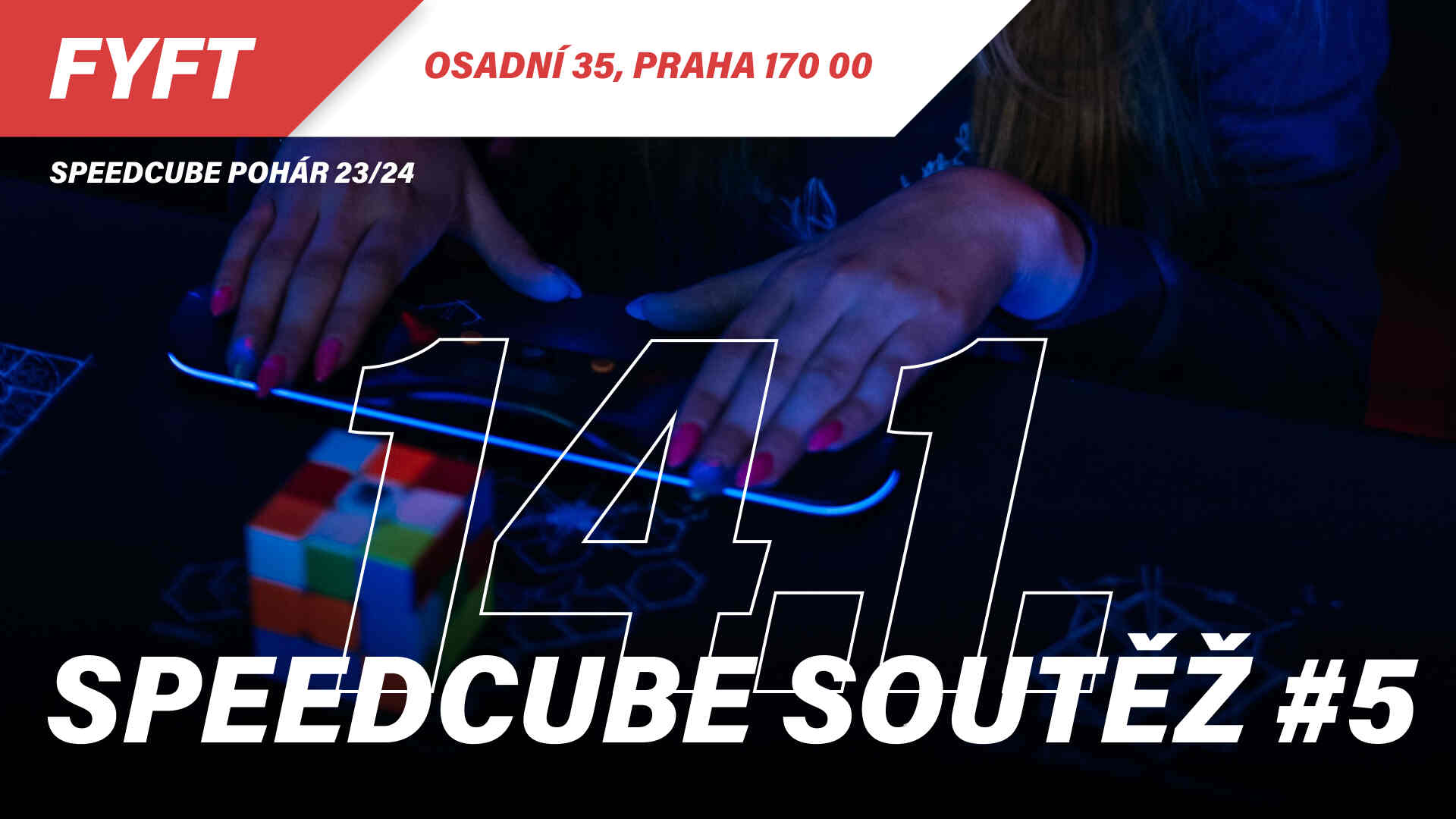 Speedcube soutěž #5 23/24 - 14.1.2024