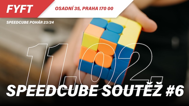 Speedcube soutěž #6 23/24 - 11.02.2024