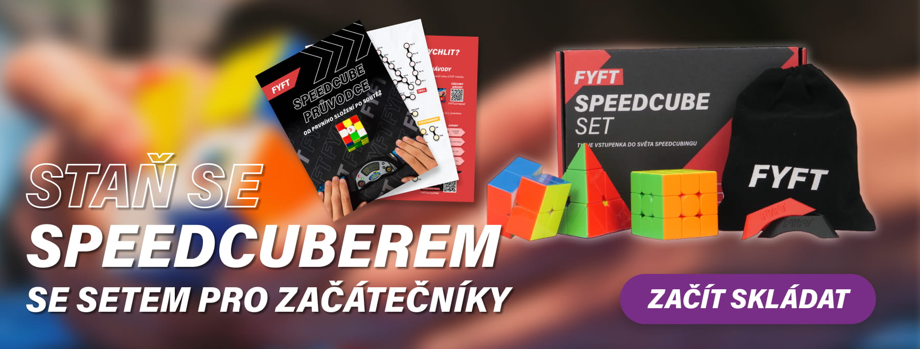 Začni se speedcube setem pro začátečníky