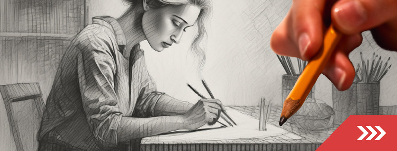 Kreslení tužkou | Tvrdost tužek a jak stínovat? | Návod krok za krokem