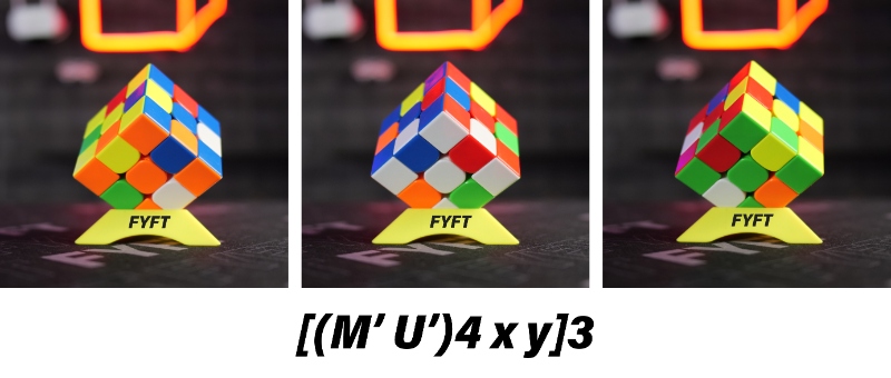 Rubikova kostka triky - superflip (rubiks cube pattern superflip)