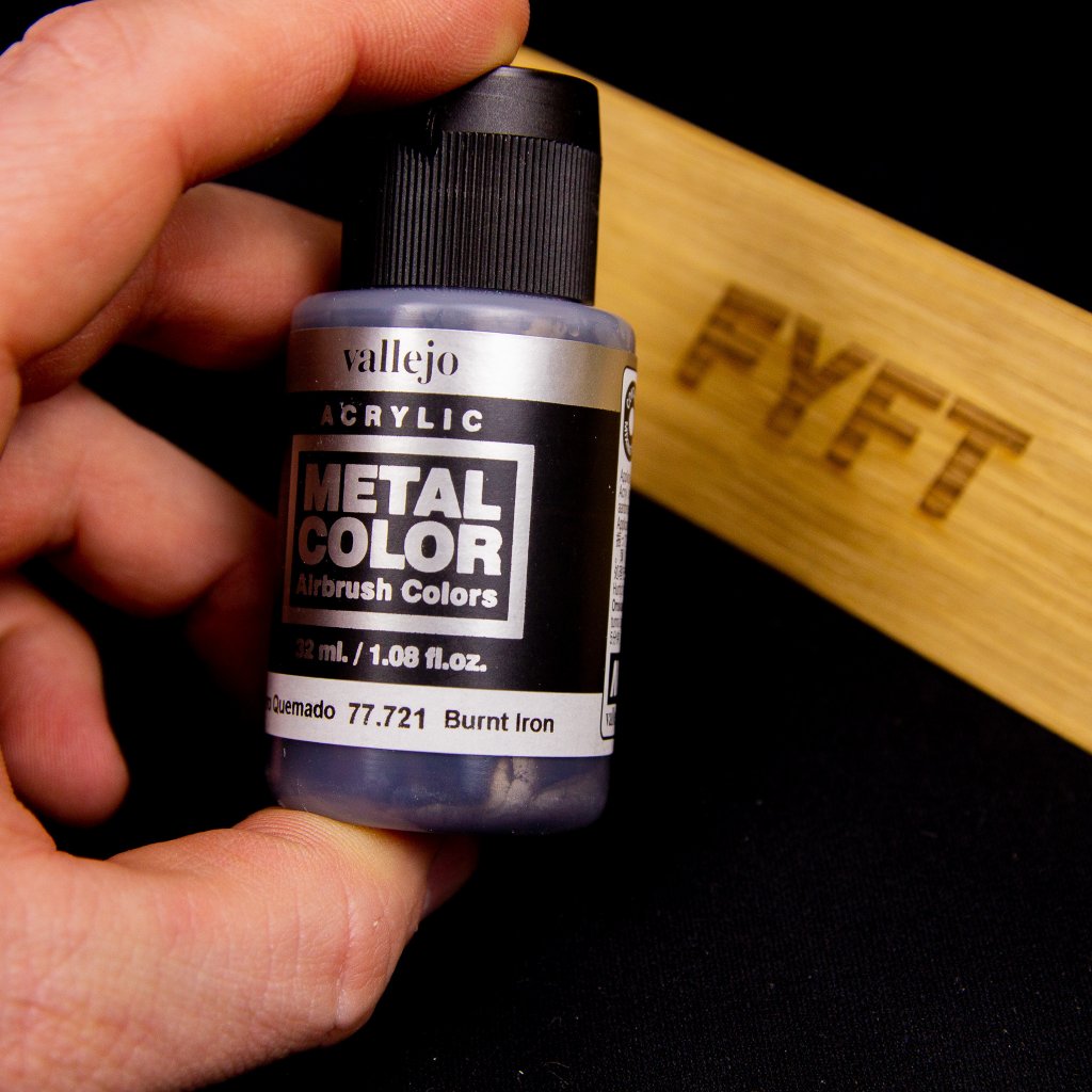 Vallejo Metal Color Airbrush Burnt Iron 32ml barva