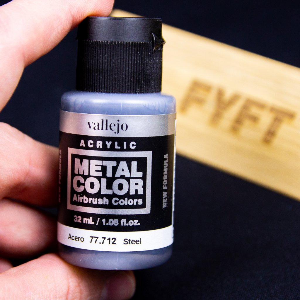 HOW to airbrush the NEW Formula Vallejo Metal Color