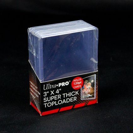 Super Thick Toploader 3"x4" 120pt (Ultra Pro)