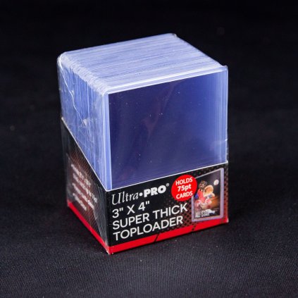 Super Thick Toploader 3"x4" 75pt (Ultra Pro)