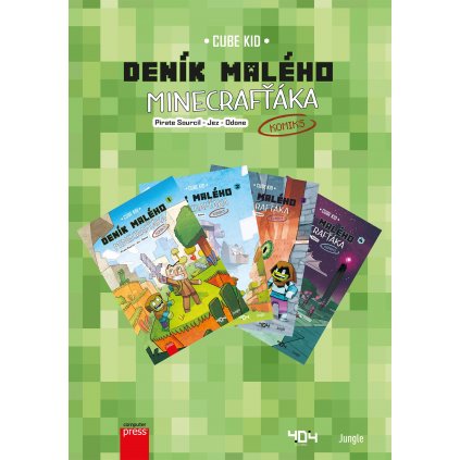 Deník malého Minecrafťáka: komiks komplet 1 v češtině
