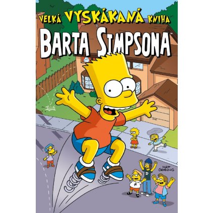 Velká vyskákaná kniha Barta Simpsona v češtině