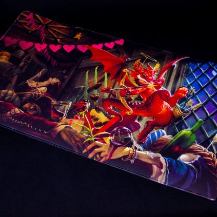 MTG podložka - playmat Valentine 2020 Dragon (Dragon Shield)