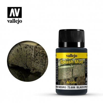 Vallejo Weathering Effects 73806 - Black Splash 40ml