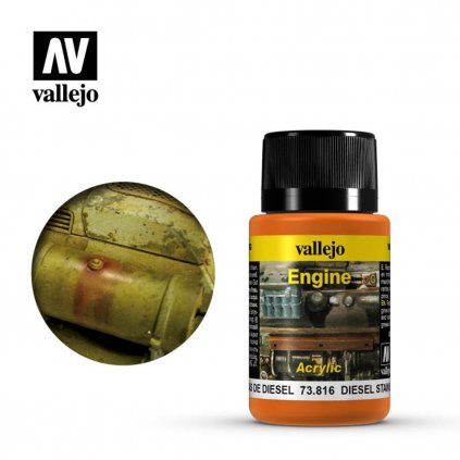 Vallejo Weathering Effects 73816 Diesel Stains 40ml