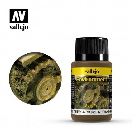 Vallejo Weathering Effects 73826 Mud and Grass Effect 40ml